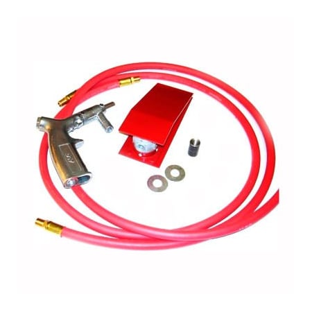 S And H Industries ALC 11666 Foot Pedal Conversion Kit, Cast Aluminum / Rubber/Steel 11666